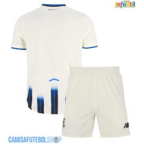 Camisa de time de futebol Atalanta Replicas 2º Equipamento Infantil 2025-26 Manga Curta (+ Calças curtas)